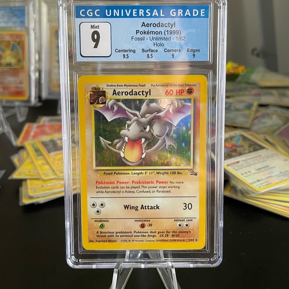 Aerodactyl Holo Fossil 1999